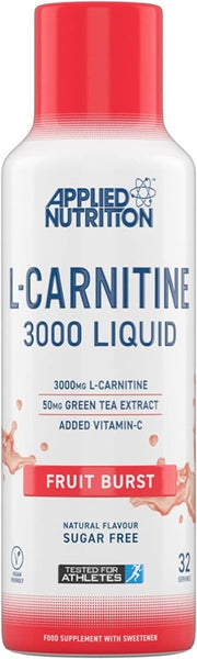 Applied Nutrition L-karnitīna šķidrums 3000, augļu garša – 480 ml.