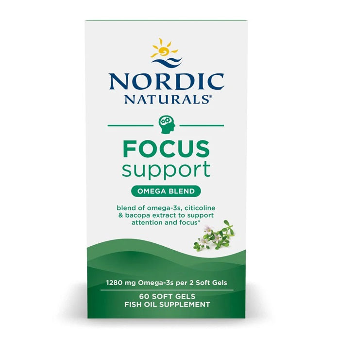 Nordic Naturals Focus Support – 60 kapsulas