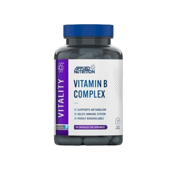 Applied Nutrition Vitality B vitamīnu komplekss — 90 kapsulas