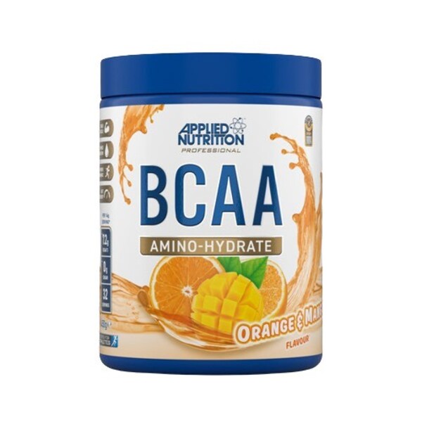 Applied Nutrition BCAA aminoskābes, apelsīnu un mango garša – 450 g