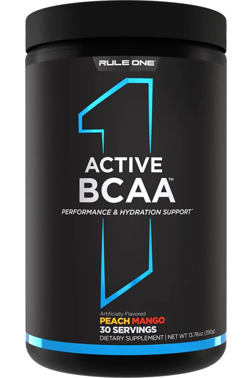 Rule One Active BCAA, persiku un mango garša – 390 g