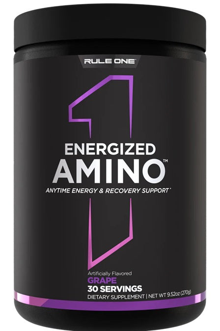 Rule One aminoskābes ar enerģijas kompleksu, vīnogu garša - 270 g