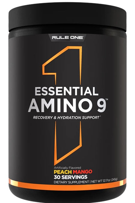 Rule One Essential Amino 9, persiku un mango – 345 g