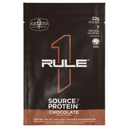 Rule One Source7 olbaltumvielas, šokolādes saldējums – 41 g (1 porcija)