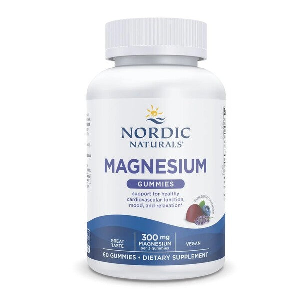Nordic Naturals magnija un melleņu un lavandas garšas gumijas konfektes – 60 gumijas konfektes