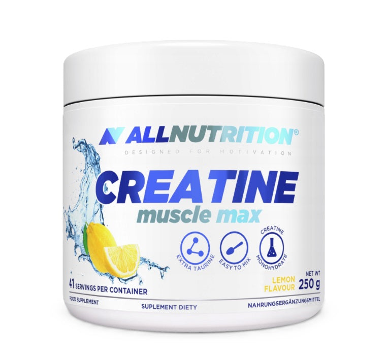 Allnutrition kreatīns Muscle Max, citrona garša – 250 g