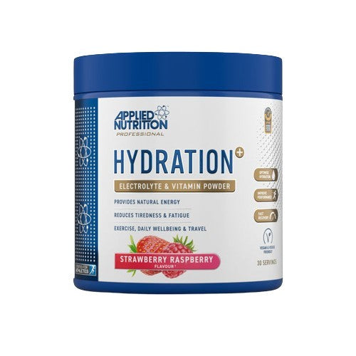 Applied Nutrition Hydration+ dzēriens ar zemeņu un aveņu garšu – 240 g