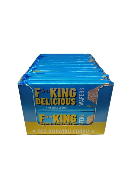 Allnutrition Fitking garšīgās vafeles, krēmīgās – 32 x 80 g