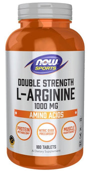NOW Foods L-arginīns, 1000 mg – 180 tabletes