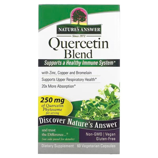 Nature's Answer kvercetīna maisījums – 60 kapsulas