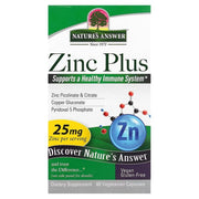 Nature's Answer Zinc Plus – 60 kapsulas