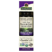 Nature's Answer 100% tīras miera un klusuma ēterisko eļļu maisījums – 15 ml.