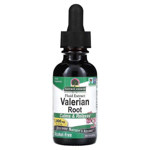 Nature's Answer baldriāna sakne, 1000 mg - 30 ml.