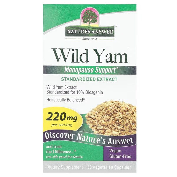Nature's Answer savvaļas jams, 220 mg – 60 kapsulas