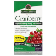 Nature's Answer dzērveņu garša, 800 mg – 90 kapsulas