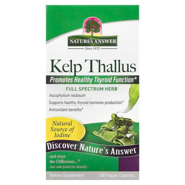 Nature's Answer Kelp Thallus – 100 kapsulas