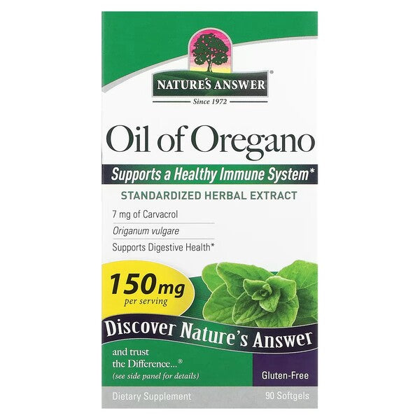Nature's Answer raudonėlio eļļa, 150 mg – 90 kapsulas