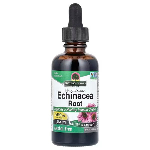 Nature's Answer Echinacejas sakne, 1000 mg - 60 ml.