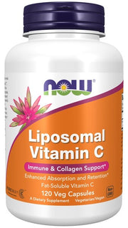 NOW Foods Liposomālais C vitamīns – 120 kapsulas