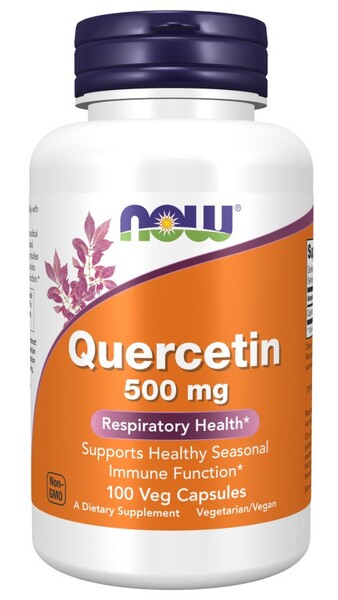 NOW Foods kvercetīns, 500 mg - 100 kapsulas