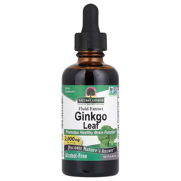 Nature's Answer ginka lapas, 2000 mg - 60 ml.