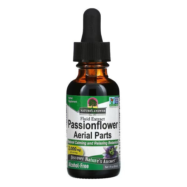Nature's Answer pasifloras lakstu augsnes daļas - 30 ml.