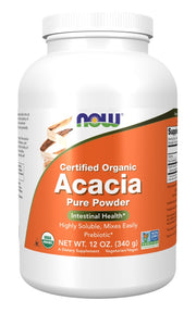 NOW Foods akācijas tīrs pulveris – 340 g