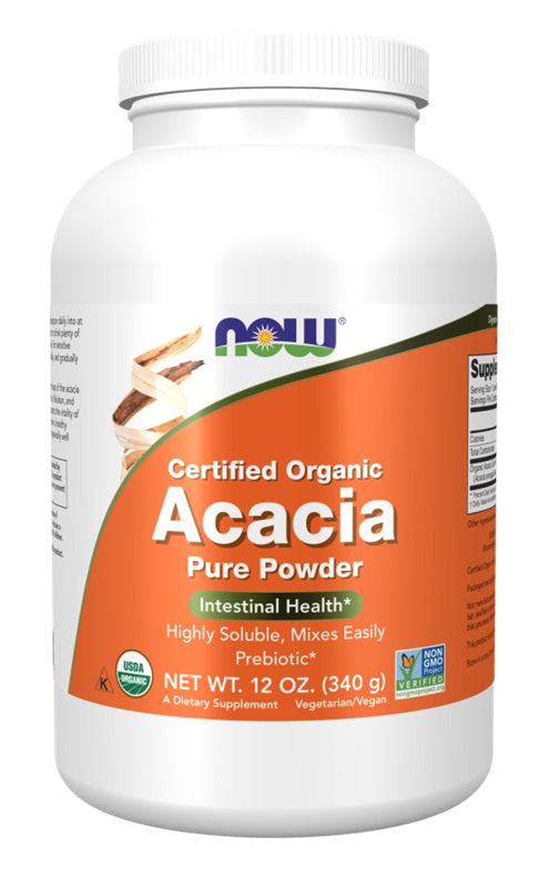 NOW Foods akācijas tīrs pulveris – 340 g