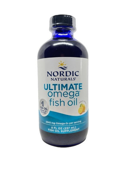 Nordic Naturals Ultimate Omega, 2840 mg ar citrona garšu – 237 ml.