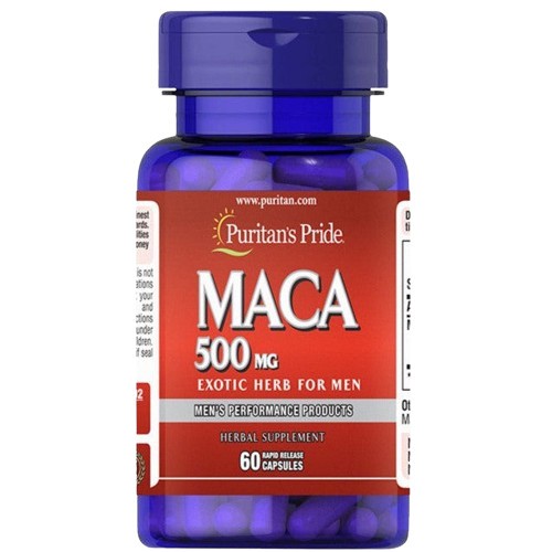 Puritan's Pride Maca, 500 mg – 60 kapsulas