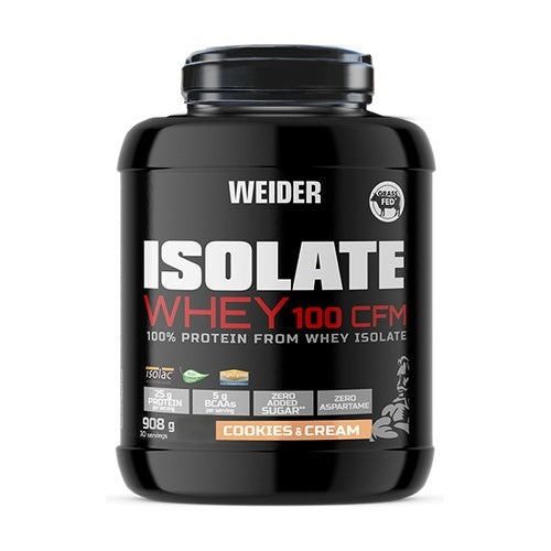 Weider Isolate Whey 100 CFM, cepumi un krējums - 908g