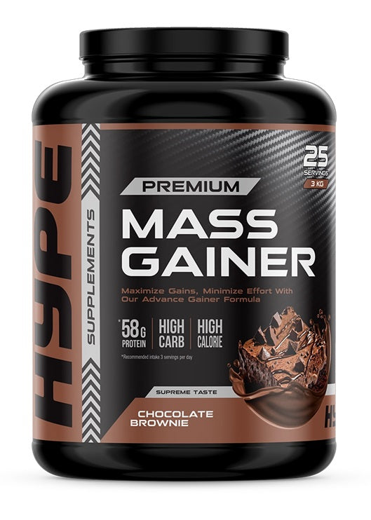 Hype Mass Gainer, šokolādes braunijs - 3000 g