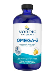 Nordic Naturals Omega - 3, 1560 mg ar citronu garšu – 473 ml.