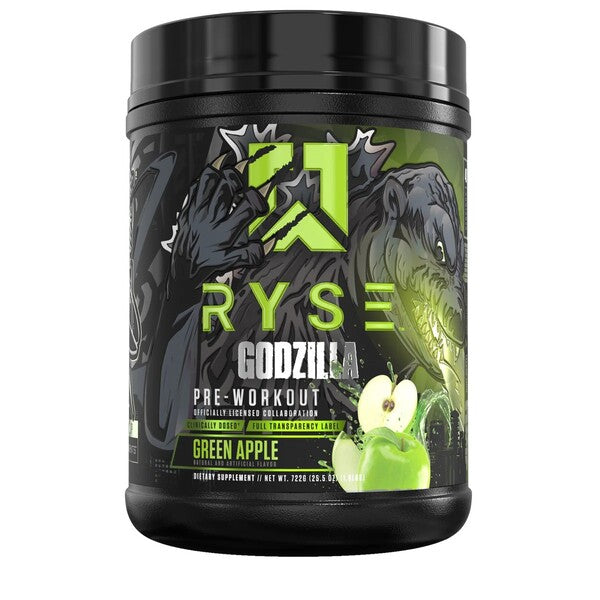 RYSE Godzilla pirms treniņa, zaļo ābolu garša - 722 g