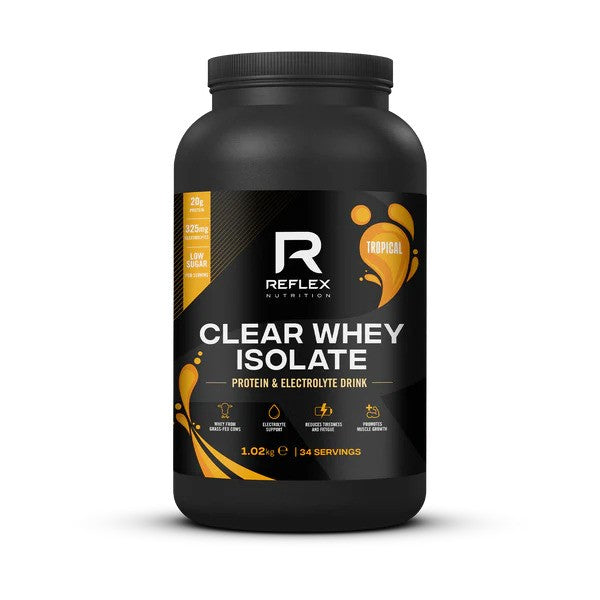 Reflex Nutrition dzidrais sūkalu izolāts, tropu – 1020 g