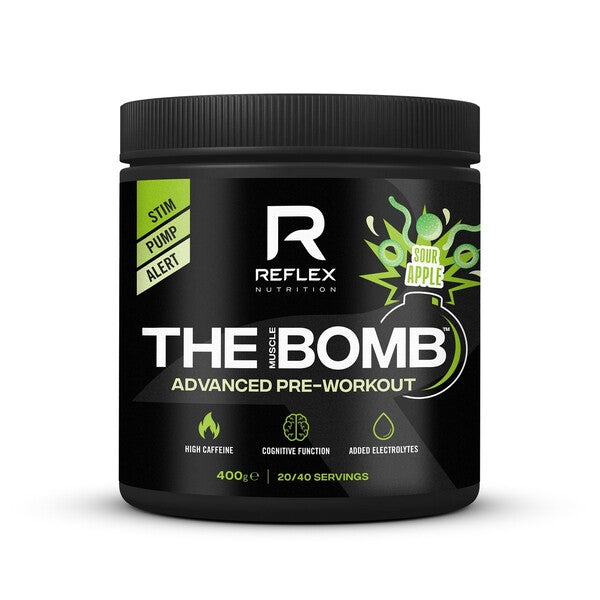 Reflex Nutrition muskuļu pumpis, skābais ābols – 400 g