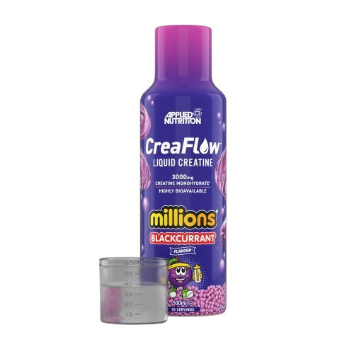 Applied Nutrition CreaFlow šķidrais kreatīns, upeņu miljoni – 500 ml.