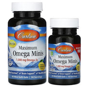 Carlson Labs Maximum Omega Minis — 60 + 20 želejas