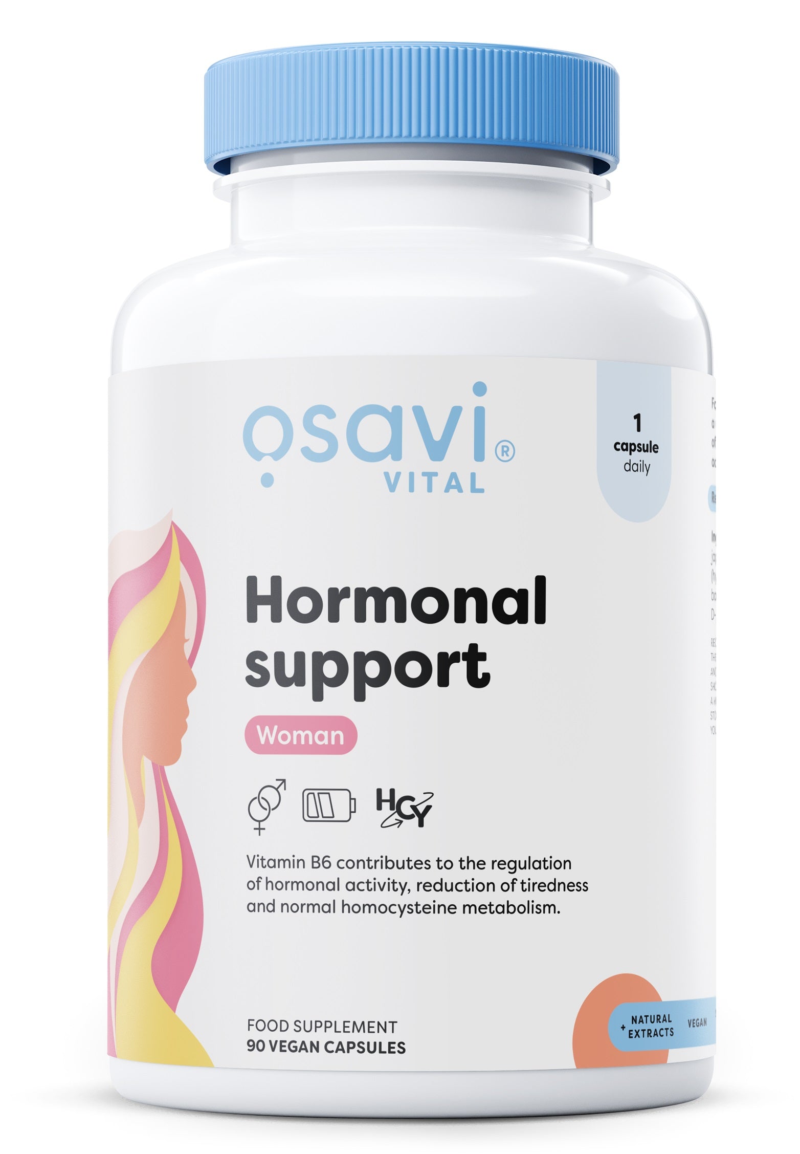 Produkto nuotrauka: Osavi Hormonal Support Woman - 90 vegan caps