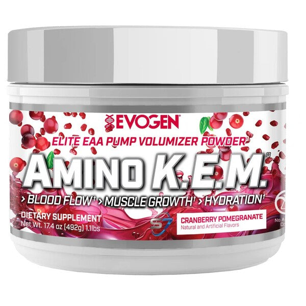 Evogen Amino K.E.M. EAA, dzērveņu un granātābolu – 492 g