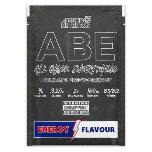 Applied Nutrition ABE – All Black Everything, enerģija – 12,5 g (1 porcija)