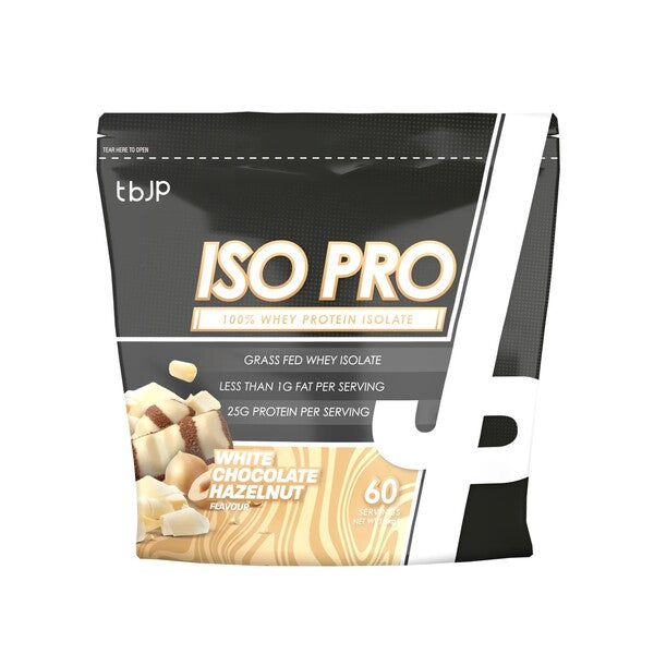 Trained by JP Iso Pro, balta šokolāde ar lazdu riekstiem – 1800 g
