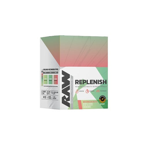 Raw Nutrition Replenish, arbūzu mojito — 20 paciņas