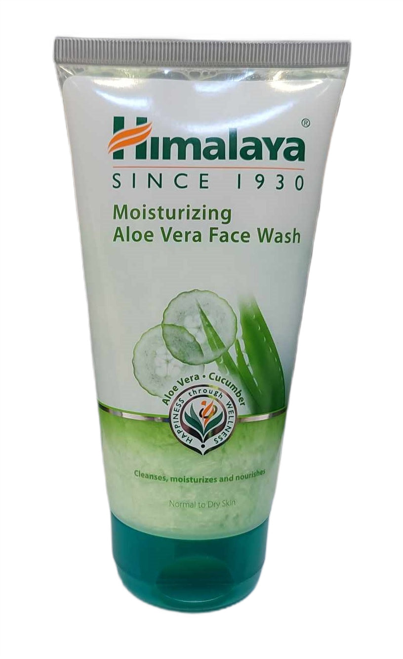 Himalaya mitrinošs sejas tīrīšanas līdzeklis ar alveju – 150 ml.
