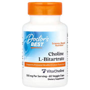 Doctor's Best holīna L-bitartrāts, 550 mg – 60 kapsulas