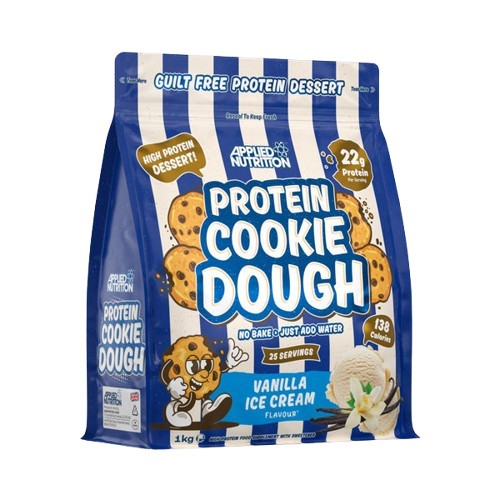 Applied Nutrition proteīna cepumu mīklas deserts, vaniļas saldējums - 1000 g