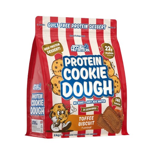 Applied Nutrition proteīna cepumu mīklas deserts, karameļu cepums – 1000 g