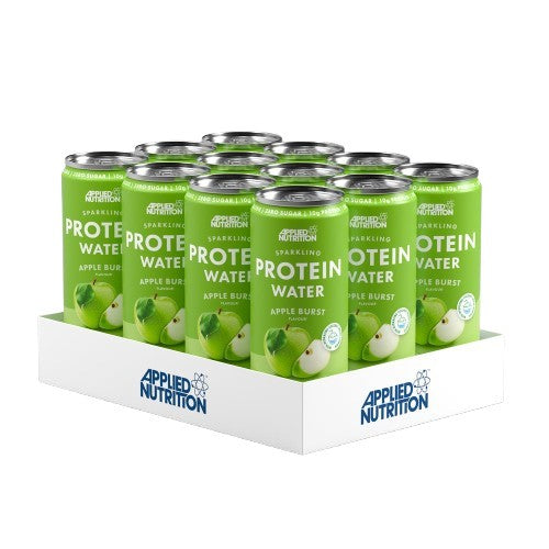 Applied Nutrition gāzēts proteīna ūdens ar ābolu garšas dzērienu – 12 x 330 ml.