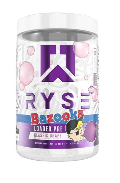 RYSE Loaded Pre, Bazooka Classic vīnogu garša – 450 g