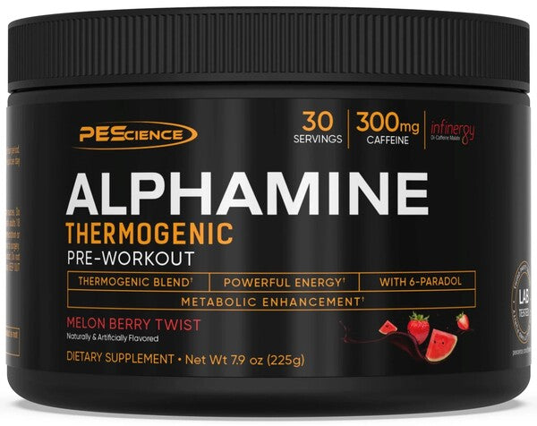 PEScience Alphamine, melones un ogas ar garšu – 225 g